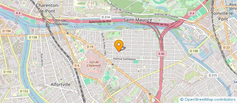 localisation de l'entreprise MONSIEUR JEAN-PAUL PINET  MAISONS-ALFORT