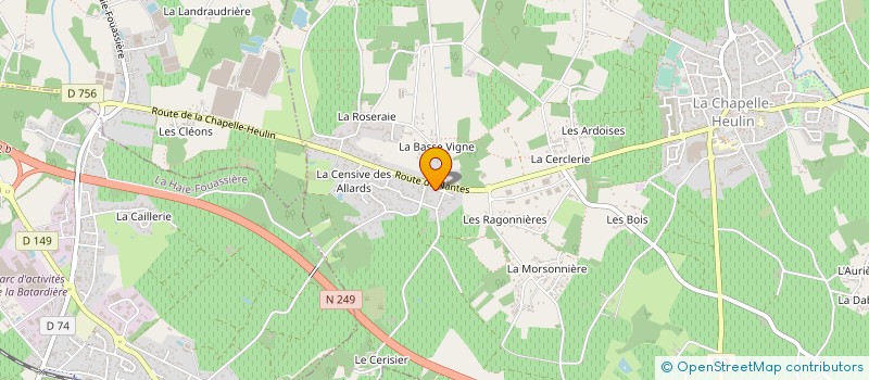 localisation de l'entreprise MONSIEUR JEAN PAUL PLOCKL à LA CHAPELLE-HEULIN