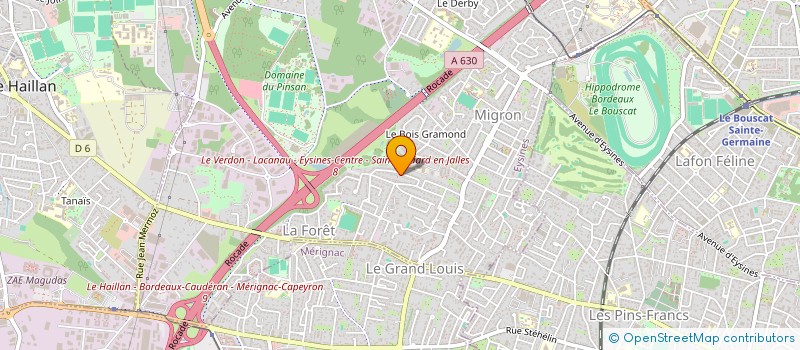 localisation de l'entreprise MONSIEUR JEAN-PAUL POMES-BORDEDEBAT à EYSINES