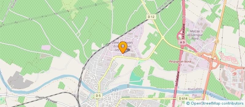 localisation de l'entreprise MONSIEUR JEAN-PAUL PONS  RIVESALTES