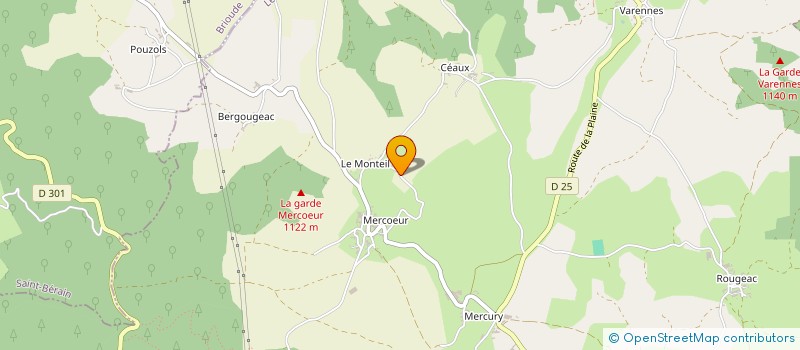 localisation de l'entreprise MONSIEUR JEAN-PAUL PONSONNAILLE  ALLEYRAS