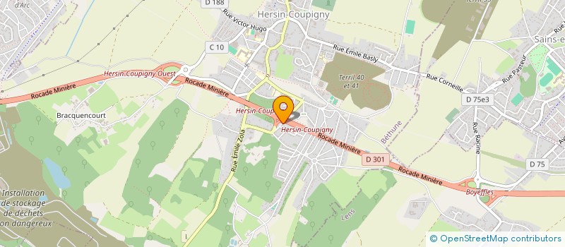 localisation de l'entreprise MONSIEUR JEAN-PAUL POUILLY  HERSIN-COUPIGNY