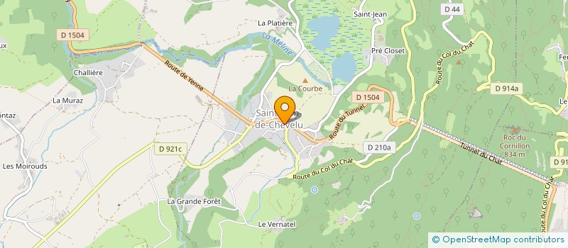 localisation de l'entreprise MONSIEUR JEAN-PAUL PRINCIC  SAINT-PAUL-SUR-YENNE