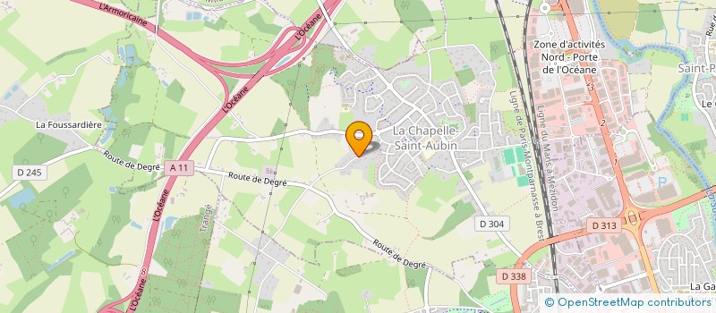 localisation de l'entreprise MONSIEUR JEAN-PAUL QUENIL  LA BAZOGE