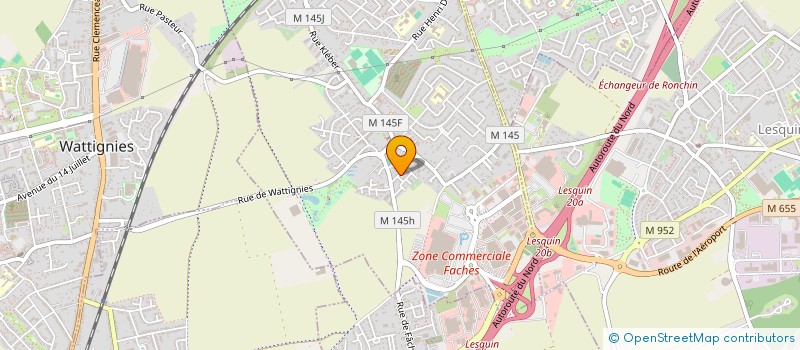 localisation de l'entreprise MONSIEUR JEAN-PAUL QUESNOY  FACHES-THUMESNIL