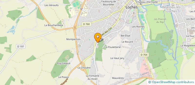 localisation de l'entreprise MONSIEUR JEAN-PAUL RAGOT à LOCHES