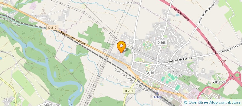 localisation de l'entreprise MONSIEUR JEAN PAUL RANCE  ARTIX