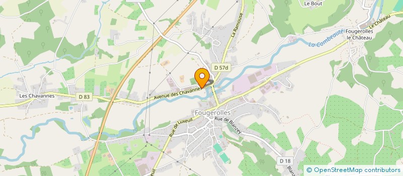 localisation de l'entreprise MONSIEUR JEAN-PAUL RAPENNE  FOUGEROLLES-SAINT-VALBERT