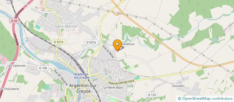 localisation de l'entreprise MONSIEUR JEAN-PAUL RAVEAU à SAINT-MARCEL