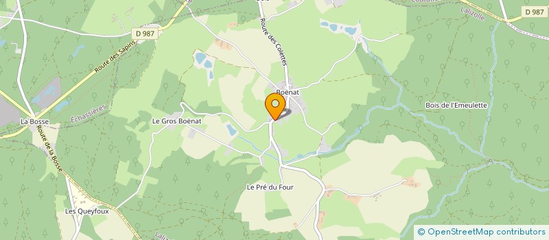 localisation de l'entreprise MONSIEUR JEAN-PAUL RAY  EBREUIL