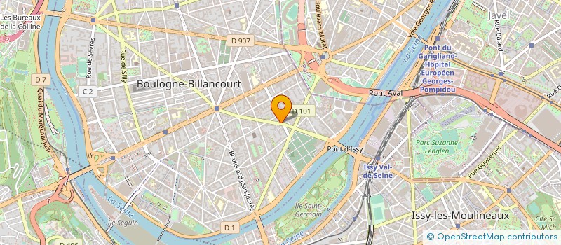 localisation de l'entreprise MONSIEUR JEAN PAUL REIBEL à BOULOGNE-BILLANCOURT