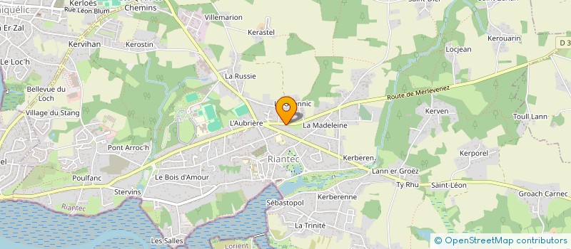 localisation de l'entreprise MONSIEUR JEAN PAUL REMICOURT  RIANTEC