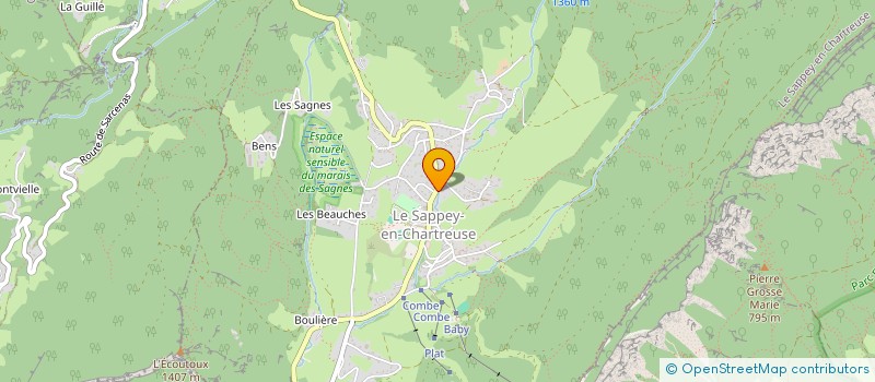 localisation de l'entreprise MONSIEUR JEAN-PAUL RENEVIER  LE SAPPEY-EN-CHARTREUSE