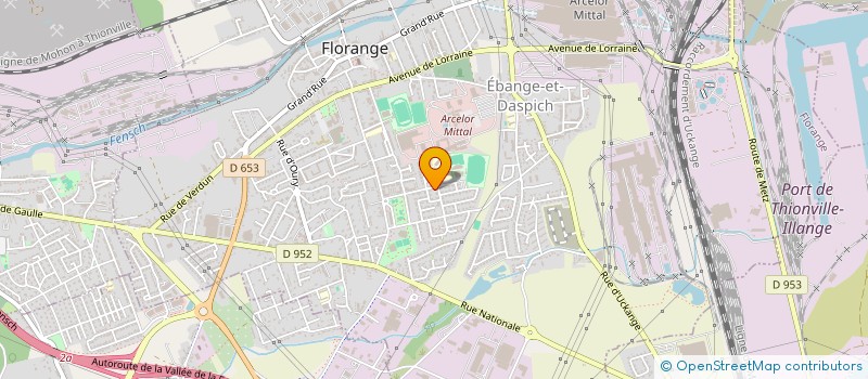 localisation de l'entreprise MONSIEUR JEAN-PAUL REULIER  FLORANGE