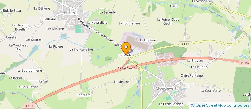 localisation de l'entreprise MONSIEUR JEAN-PAUL REVAULT à VITRE