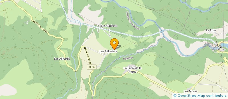 localisation de l'entreprise MONSIEUR JEAN PAUL REYSSET  CHATEL-EN-TRIEVES