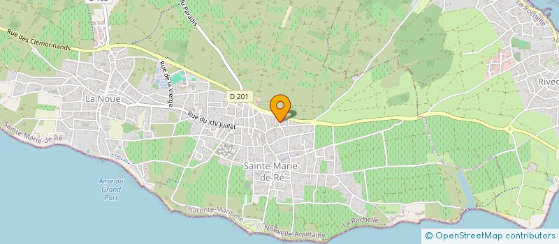 localisation de l'entreprise MONSIEUR JEAN PAUL RICHON  SAINTE-MARIE-DE-RE