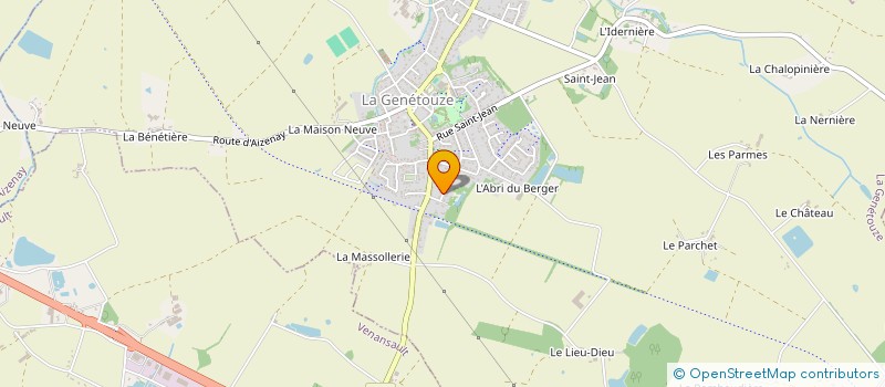 localisation de l'entreprise MONSIEUR JEAN PAUL ROBERT  LA GENETOUZE