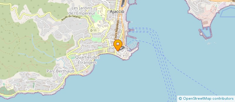 localisation de l'entreprise MONSIEUR JEAN PAUL RODRIGUES à AJACCIO