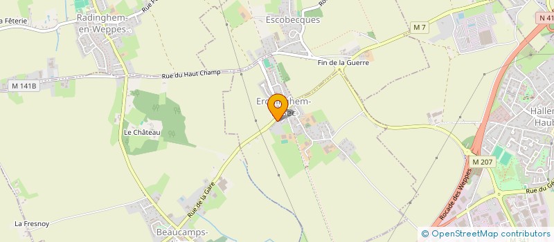 localisation de l'entreprise MONSIEUR JEAN-PAUL ROHART à ESCOBECQUES