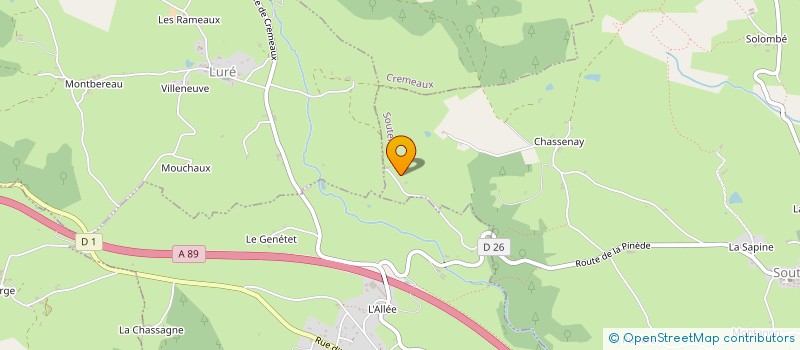 localisation de l'entreprise MONSIEUR JEAN-PAUL RONDY  SOUTERNON