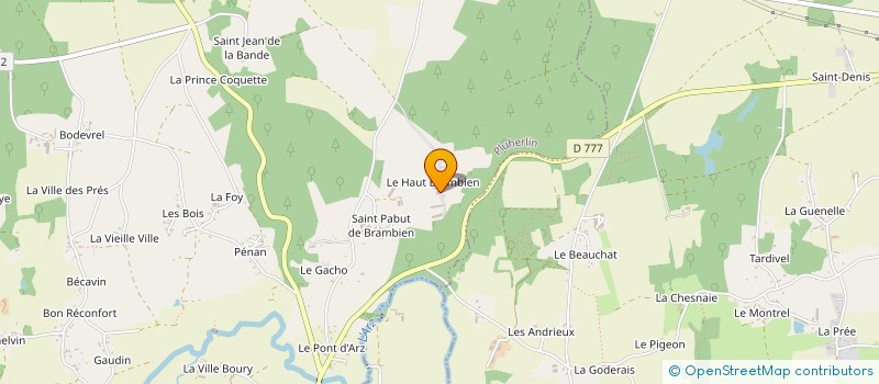 localisation de l'entreprise MONSIEUR JEAN-PAUL RONSIN  PLUHERLIN