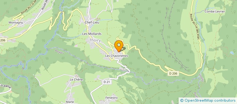 localisation de l'entreprise MONSIEUR JEAN-PAUL ROSSI  THOIRY