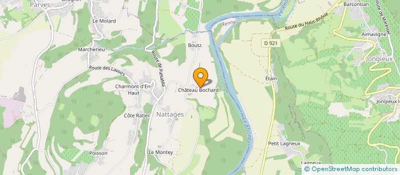 localisation de l'entreprise MONSIEUR JEAN-PAUL ROULIER  PARVES ET NATTAGES