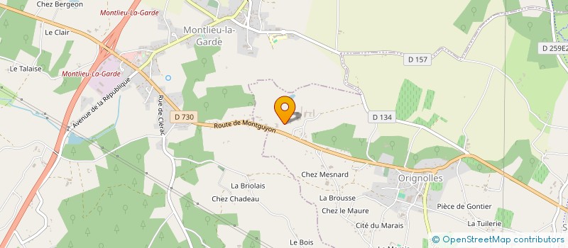 localisation de l'entreprise MONSIEUR JEAN-PAUL ROUSSEAU à ORIGNOLLES