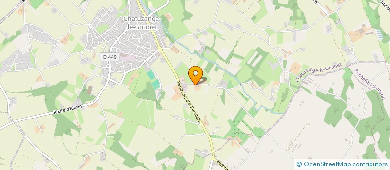 localisation de l'entreprise MONSIEUR JEAN-PAUL ROUX  CHATUZANGE-LE-GOUBET