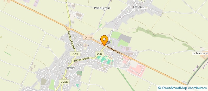 localisation de l'entreprise MONSIEUR JEAN-PAUL ROY  BENET