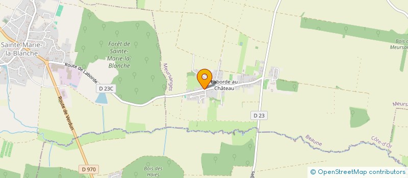 localisation de l'entreprise MONSIEUR JEAN-PAUL ROY  MEURSANGES