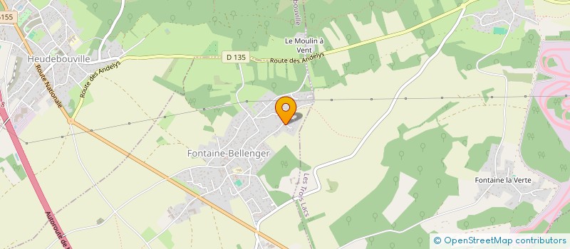 localisation de l'entreprise MONSIEUR JEAN PAUL ROYERE à FONTAINE-BELLENGER