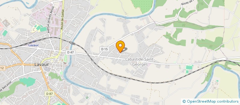 localisation de l'entreprise MONSIEUR JEAN-PAUL RUMEAU  LABASTIDE-SAINT-GEORGES