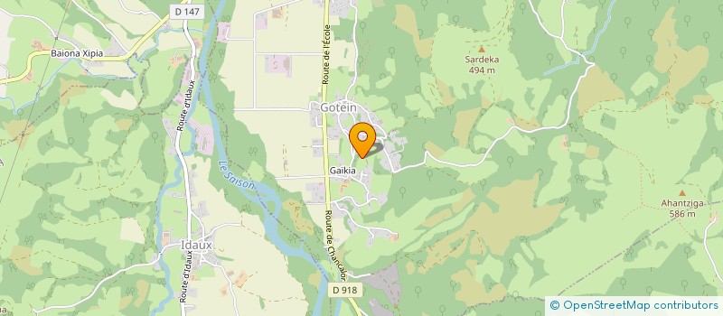 localisation de l'entreprise MONSIEUR JEAN-PAUL SALLABERRY  CHARRITTE-DE-BAS