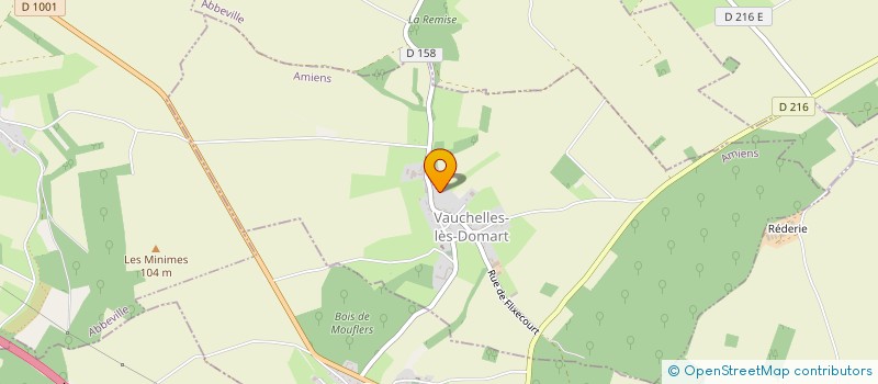 localisation de l'entreprise MONSIEUR JEAN-PAUL SAMIER à VAUCHELLES-LES-DOMART