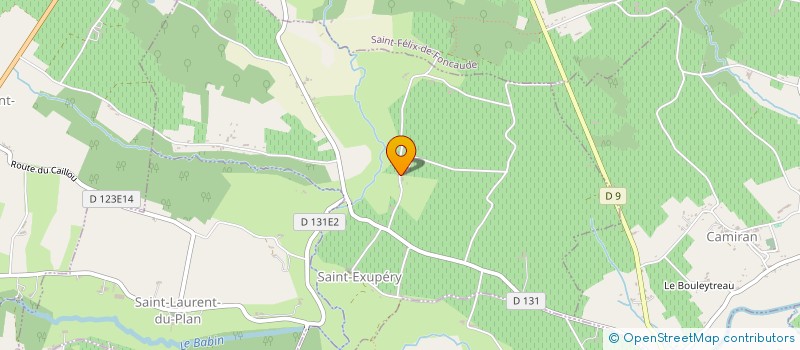 localisation de l'entreprise MONSIEUR JEAN-PAUL SARRAZIN  MONGAUZY