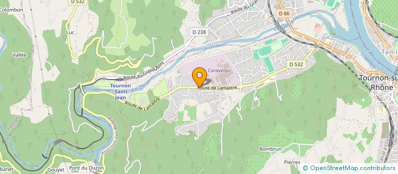 localisation de l'entreprise MONSIEUR JEAN-PAUL SARZIER à TOURNON-SUR-RHONE