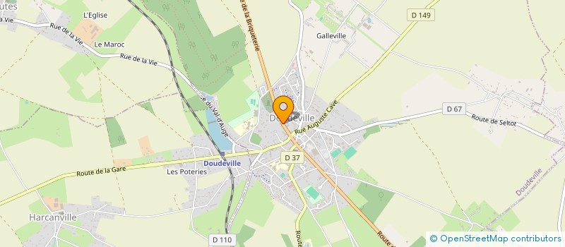 localisation de l'entreprise MONSIEUR JEAN-PAUL SAUMON  DOUDEVILLE