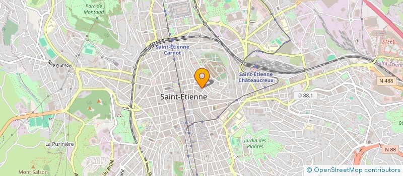 localisation de l'entreprise MONSIEUR JEAN-PAUL SAUVAGE  SAINT-ETIENNE