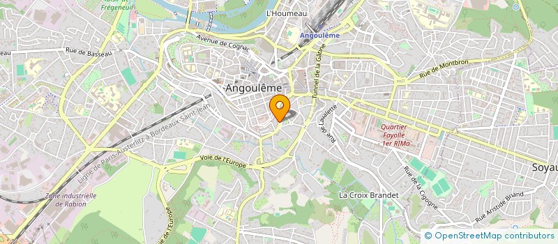 localisation de l'entreprise MONSIEUR JEAN-PAUL SAVARIT à ANGOULEME
