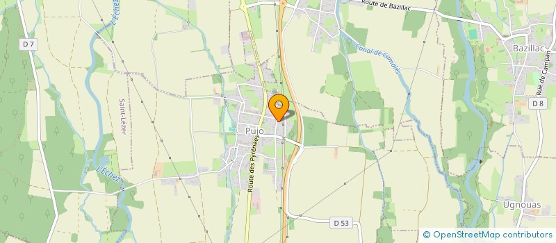 localisation de l'entreprise MONSIEUR JEAN-PAUL SCHERRER  PUJO