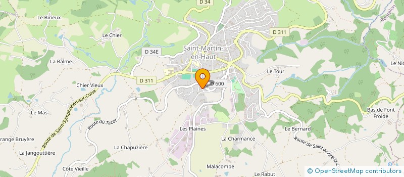 localisation de l'entreprise MONSIEUR JEAN-PAUL SCHMITT à SAINT MARTIN EN HAUT