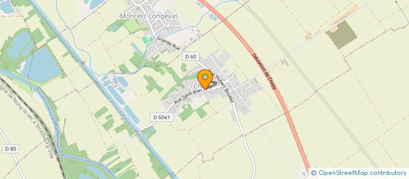 localisation de l'entreprise MONSIEUR JEAN-PAUL SECLET  CHEPY