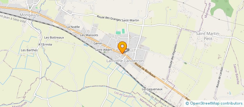 localisation de l'entreprise MONSIEUR JEAN PAUL SERE à LAMOTHE-LANDERRON