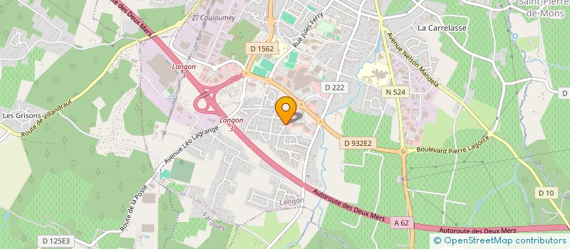 localisation de l'entreprise MONSIEUR JEAN PAUL SEUVE  TOULENNE