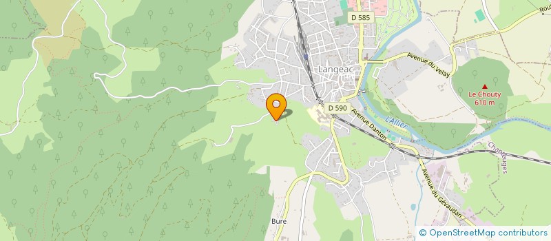 localisation de l'entreprise MONSIEUR JEAN-PAUL SICARD  MAZEYRAT D ALLIER