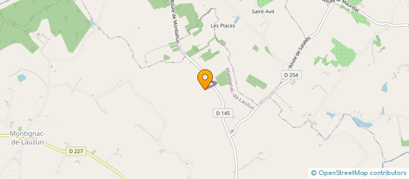 localisation de l'entreprise MONSIEUR JEAN-PAUL SIMON  MONTIGNAC-DE-LAUZUN
