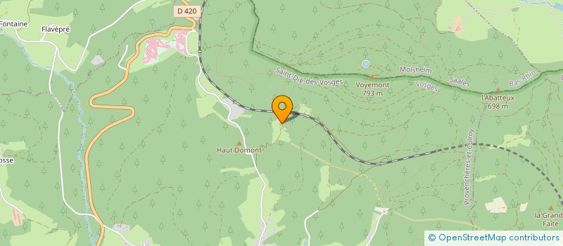 localisation de l'entreprise MONSIEUR JEAN PAUL SIMON  PROVENCHERES-ET-COLROY