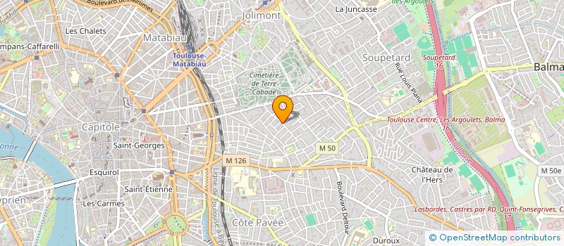 localisation de l'entreprise MONSIEUR JEAN PAUL SOLER  TOULOUSE